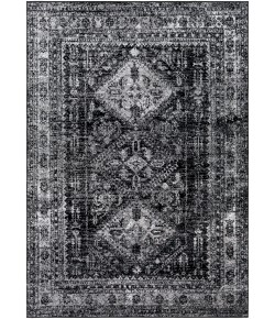 Livabliss Monte Carlo MNC2340 Black Charcoal Area Rug 6 ft. 7 in. Square Square