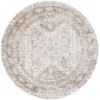 Livabliss Monte Carlo MNC2341 Cream Light Brown Area Rug 5 ft. 3 in. Round Round