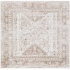 Livabliss Monte Carlo MNC2341 Cream Light Brown Area Rug 5 ft. 3 in. Square Square