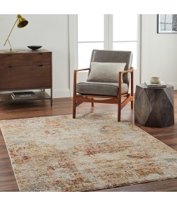 Livabliss Mona Lisa MNI2300 Tan Light Sage Area Rug 6 ft. 7 in. Round Round