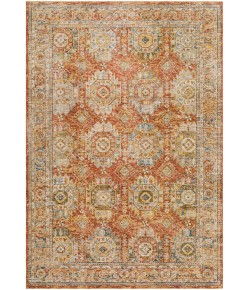 Livabliss Mona Lisa MNI2305 Light Sage Brick Red Area Rug 6 ft. 7 in. X 9 ft. 6 in. Rectangle