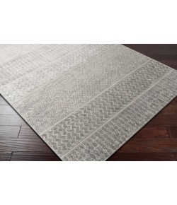 Livabliss Monaco MOC2304 Silver Gray Medium Gray Area Rug 6 ft. 7 in. X 9 ft. 6 in. Rectangle