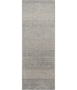 Surya Monaco MOC2304 Silver Gray Medium Gray Area Rug 2 ft. 7 in. X 7 ft. 3 in. Runner