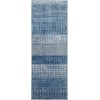 Livabliss Monaco MOC2305 Bright Blue Navy Area Rug 6 ft. 7 in. Round