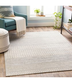 Livabliss Monaco MOC2306 Silver Gray Medium Gray Area Rug 6 ft. 7 in. Square