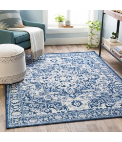 Livabliss Monaco MOC2316 Bright Blue Navy Area Rug 2 ft. 7 in. X 7 ft. 3 in. Runner