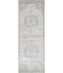 Livabliss Monaco MOC2328 Silver Gray Medium Gray Area Rug 2 ft. 7 in. X 7 ft. 3 in. Runner