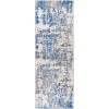 Livabliss Monaco MOC2333 Blue Charcoal Area Rug 2 ft. 7 in. X 7 ft. 3 in. Runner