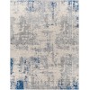 Livabliss Monaco MOC2333 Blue Charcoal Area Rug 7 ft. 10 in. X 10 ft. 3 in. Rectangle
