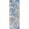 Livabliss Monaco MOC2334 Blue Light Blue Area Rug 2 ft. 7 in. X 7 ft. 3 in. Runner