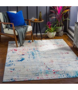 Livabliss Monaco MOC2335 Dark Blue Pale Blue Area Rug 2 ft. 7 in. X 7 ft. 3 in. Runner