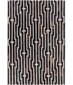 Surya Medora MOD1017 Black Dark Brown Area Rug 2 ft. X 3 ft. Rectangle