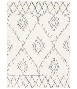 Livabliss Maroc Shag MRS2303 White Medium Gray Area Rug 2 ft. X 3 ft. Rectangle