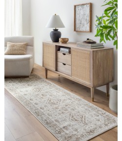 Livabliss Montreal MTR2300 Light Grey Taupe Area Rug 2 ft. 6 in. X 10 ft. Runner