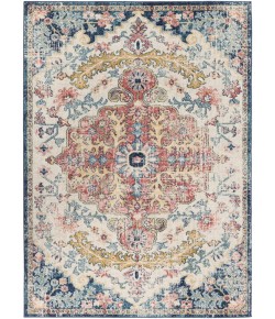 Livabliss Murat MUT2321 Sky Blue Garnet Area Rug 7 ft. 10 in. Square