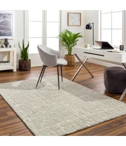 Livabliss Madelyn MYN2305 Light Gray Light Beige Area Rug 8 ft. X 10 ft. Rectangle