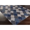 Surya Nia NIA7004 Medium Gray Navy Area Rug 8 ft. X 11 ft. Rectangle