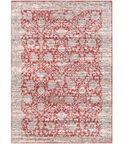 Livabliss Nolita NLT2300 Red Light Gray Area Rug 2 ft. 5 in. X 10 ft. Runner