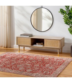 Livabliss Nolita NLT2300 Red Light Gray Area Rug 2 ft. 5 in. X 10 ft. Runner