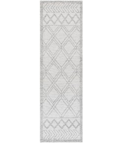 Surya Napoli NPO2310 White Light Slate Area Rug 2 ft. 6 in. X 8 ft. Runner