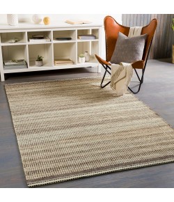 Livabliss Nottingham NTM2300 Dark Brown Taupe Area Rug 5 ft. X 7 ft. 6 in. Rectangle