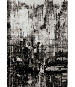 Livabliss Nova NVA3010 Black Charcoal Area Rug 3 ft. 11 in. X 5 ft. 3 in. Rectangle