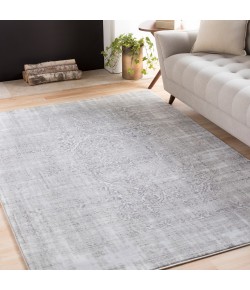 Surya Nova NVA3025 Medium Gray Ivory Area Rug 3 ft. 11 in. X 5 ft. 3 in. Rectangle