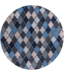 Surya Oasis OAS1103 Blue Ink Blue Area Rug 8 ft. X 8 ft. Round