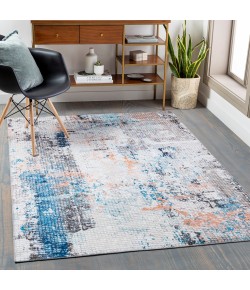 Livabliss Olivia OLV2303 Coral Dark Blue Area Rug 9 ft. X 12 ft. Rectangle