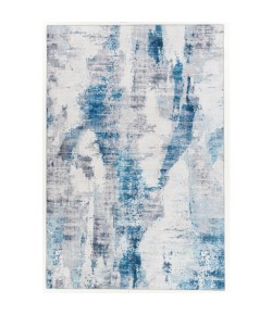 Livabliss Olivia OLV2305 Sky Blue Dark Blue Area Rug 9 ft. X 12 ft. Rectangle