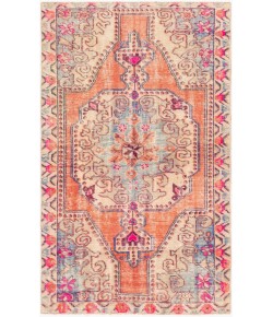 Surya Antique One of a Kind Peach OOAK-1140 4 ft. X 6 ft. 8 in. Rect. Rug