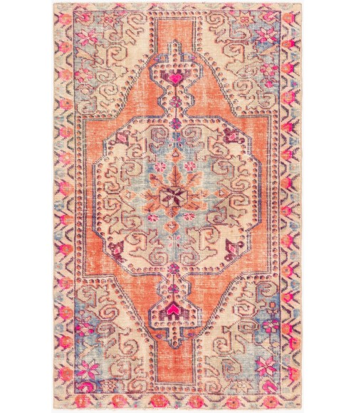 Surya Antique One of a Kind Peach OOAK-1140 4 ft. X 6 ft. 8 in. Rect. Rug