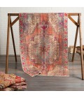 Surya Antique One of a Kind Peach OOAK-1140 4 ft. X 6 ft. 8 in. Rect. Rug