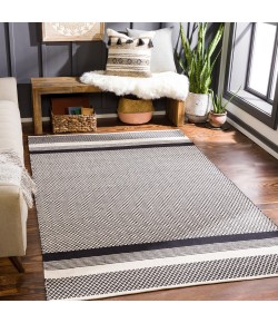 Surya Osasuna OSA2302 Black Beige Area Rug 5 ft. X 7 ft. 6 in. Rectangle