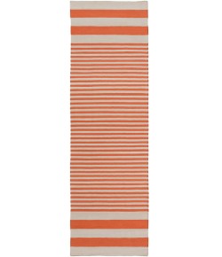 Surya Oxford OXF3000 Burnt Orange Light Gray Area Rug 3 ft. 3 in. X 5 ft. 3 in. Rectangle