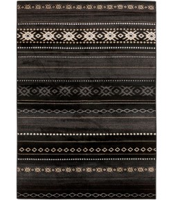 Surya Paramount PAR1047 Black Charcoal Area Rug 5 ft. 3 in. X 7 ft. 9 in. Rectangle