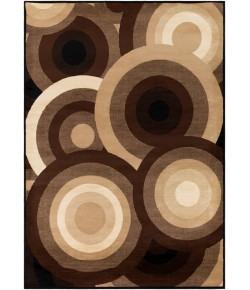 Livabliss Paramount PAR1051 Dark Brown Khaki Area Rug 8 ft. 10 in. X 12 ft. 10 in. Rectangle