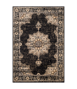Livabliss Paramount PAR1089 Black Charcoal Area Rug 7 ft. 10 in. X 11 ft. 2 in. Rectangle