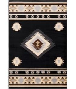 Livabliss Paramount PAR1095 Black Charcoal Area Rug 7 ft. 10 in. X 11 ft. 2 in. Rectangle