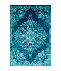 Surya Paramount PAR1098 Teal Dark Blue Area Rug 5 ft. 3 in. X 7 ft. 9 in. Rectangle