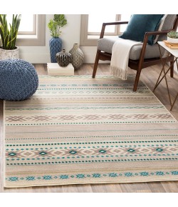 Livabliss Paramount PAR1118 Teal Aqua Area Rug 7 ft. 10 in. X 11 ft. 2 in. Rectangle