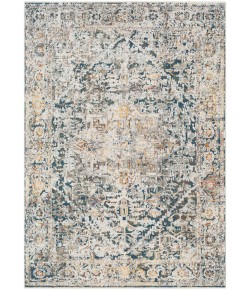 Livabliss Presidential PDT2300 Pale Blue Bright Blue Area Rug 7 ft. 10 in. Round