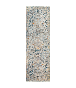 Surya Presidential PDT2300 Pale Blue Bright Blue Area Rug 3 ft. 3 in. X 10 ft. Runner