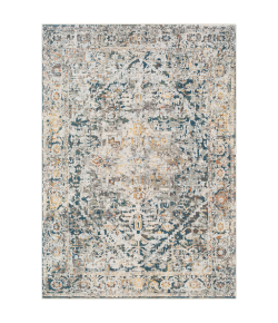 Surya Presidential PDT2300 Pale Blue Bright Blue Area Rug 5 ft. X 8 ft. 2 in. Rectangle