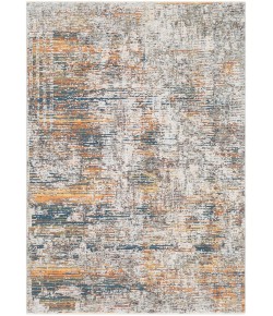 Livabliss Presidential PDT2305 Bright Blue Burnt Orange Area Rug 8 ft. 10 in. X 12 ft. 10 in. Rectangle