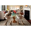 Surya Archive ACH1710 Dark Brown Beige Area Rug 3 ft. 6 in. X 5 ft. 6 in. Rectangle