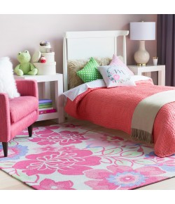 Surya Peek-A-Boo PKB7007 Bright Pink Bright Purple Area Rug 7 ft. 6 in. X 9 ft. 6 in. Rectangle Surya Peek-A-Boo PKB7007 Bright Pink Bright Purple Area Rug 7 ft. 6 in. X 9 ft. 6 in. Rectangle