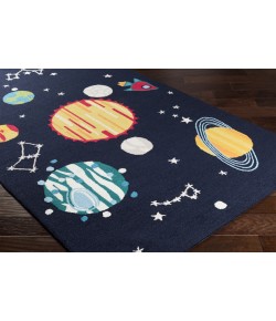 Surya Peek-A-Boo PKB7009 Navy Bright Yellow Area Rug 7 ft. 6 in. X 9 ft. 6 in. Rectangle Surya Peek-A-Boo PKB7009 Navy Bright Yellow Area Rug 7 ft. 6 in. X 9 ft. 6 in. Rectangle