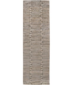 Surya Platinum PLAT9000 Dark Brown Khaki Area Rug 2 ft. 6 in. X 8 ft. Runner