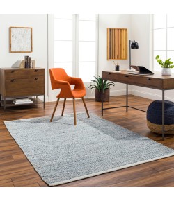 Surya Porter POE2304 Pale Blue Black Area Rug 5 ft. X 7 ft. 6 in. Rectangle